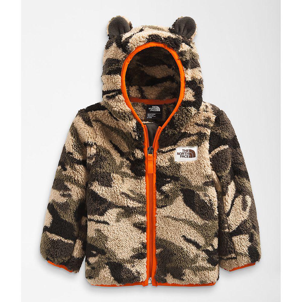The North Face Campshire Bear Μωρό Φούτερ Hoodie - Πρασινο Καμουφλάζ (VLRP89106)